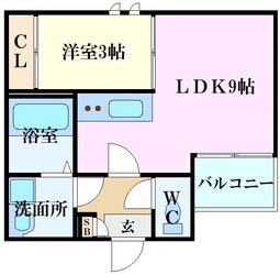 Regalest Laulea 草津 1の物件間取画像